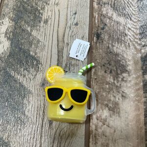 Yellow Smiley Face  lemonade lemons Sunglasses Pocketbac holder